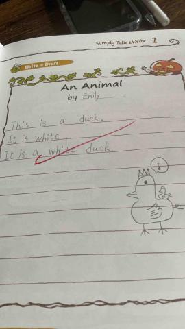 Mika 英文家教一對一💕一對二 - 小學作文摹寫練習❤️