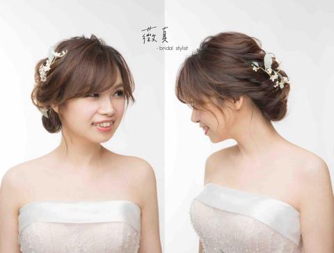 薇真新娘/活動整體造型師 - 優雅盤髮適合訂婚造型