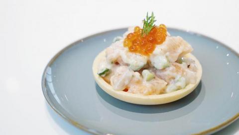 嗨，邊仔 - 鮭魚塔塔最中餅