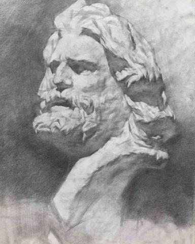 Wu - 石膏像寫生