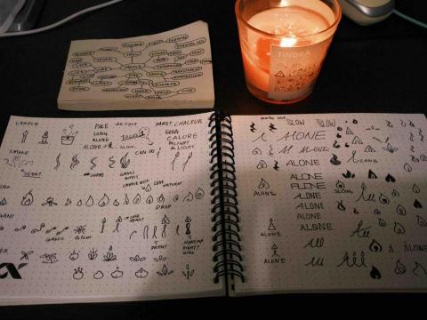 Jjulie 啾啾哩 - 香氛蠟燭品牌LOGO &mdash;&mdash; 發想過程