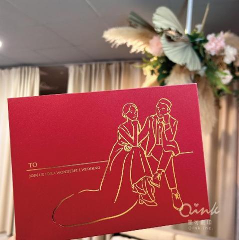 墨可創印 - 超美客製燙金信封