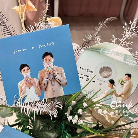 墨可創印 - 客製CD光碟囍帖