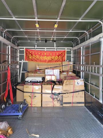 大雄神轎車 - 台南到花蓮上貨照