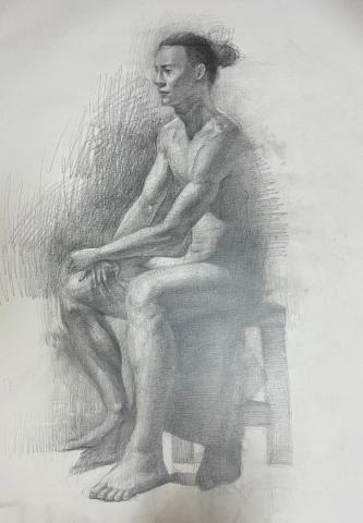 莊秉嶧 - 人體素描