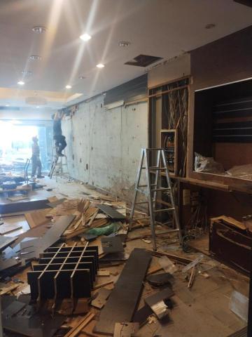 鴻升工程 - 台南中山路店面拆除工程 鴻升工程 - 台南中山路店面拆除工程