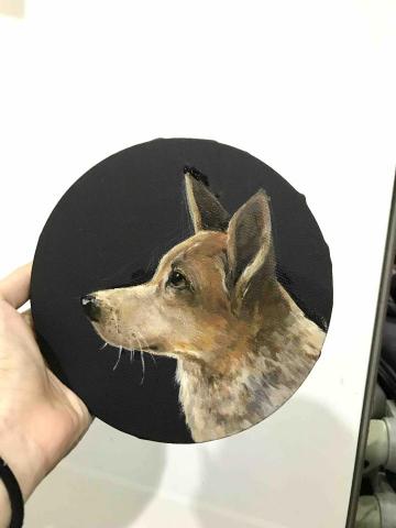 九韭 - 畫布、壓克力顏料 九韭 - 畫布、壓克力顏料