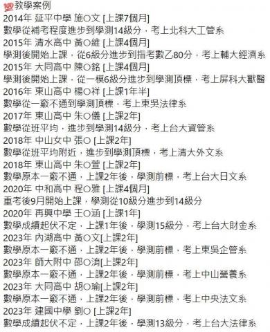 臣韋高中數學專職家教 - 