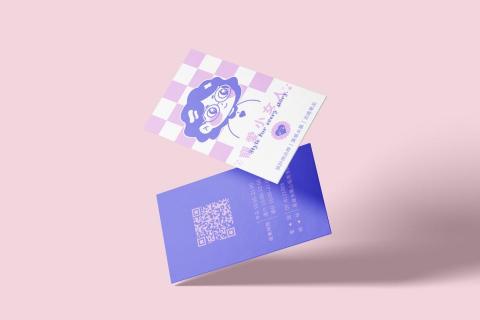 張巧柔 - 寵愛小女人｜服飾店名片設計