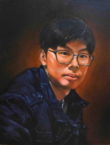 周鑫辰 - 油畫自畫像