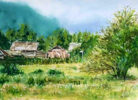 周鑫辰 - 水彩風景示範