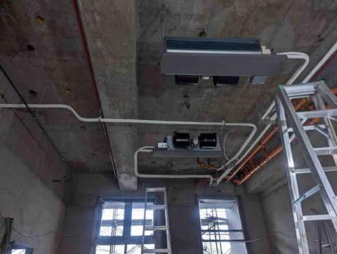 竣翔空調 - 土城 大安場 VRV 配管連結