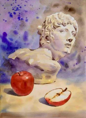 周鑫辰 - 水彩靜物示範