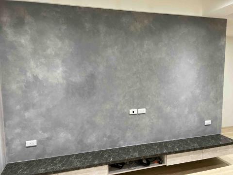 旭家工程行 - 藝術塗料 暈染效果