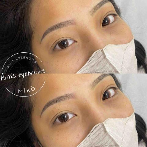 阿米斯霧眉工作室 - ♡ ｜ 霧眉 ｜
&middot; 有強迫症的手工霧眉師&美髮設計師
&middot; 視個人膚況不定可維持一至兩年
&middot; 細緻手工霧眉&middot;無蠟筆小新過渡期
&middot; 全新拋棄式器材&middot;一人一套拋棄式針具
&middot; 霧眉後期不變色&middot;植物性色乳 SGS檢驗無重金屬殘留