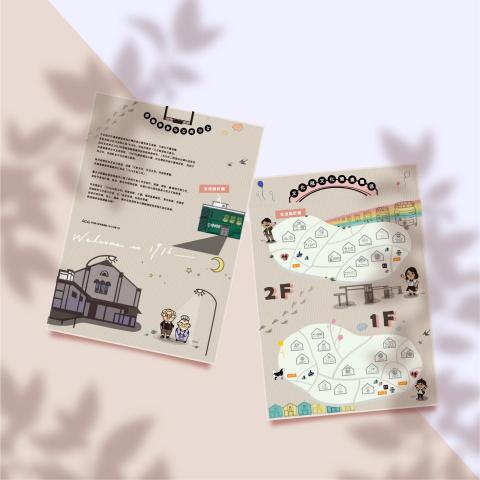 Zoey - 1916文創園區 踩點散佈地圖設計