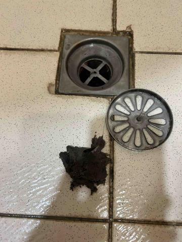 小宇個人清潔工作室 - 常見排水孔卡毛髮