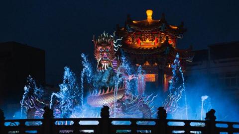 Umbrella Studio 雨傘影像 - 北港武德宮九龍池 / 裝置藝術攝影