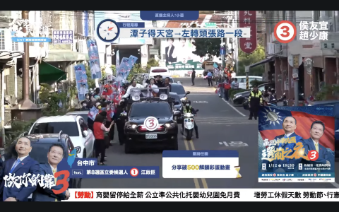 林鼎綸 - 移動車隊掃街直播