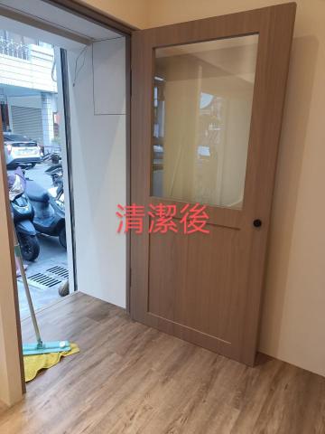 葉詠宸 - 清潔後的玻璃與地板