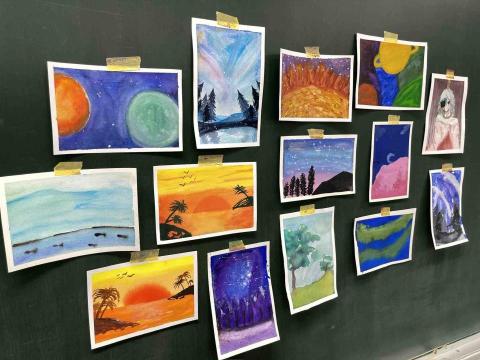 悠學美術 - 插畫教學 學生作品