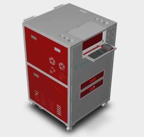 Apple - 移動式測試機台3D組裝建模