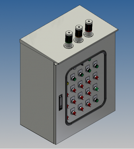 Apple - 控制箱3D鈑金建組