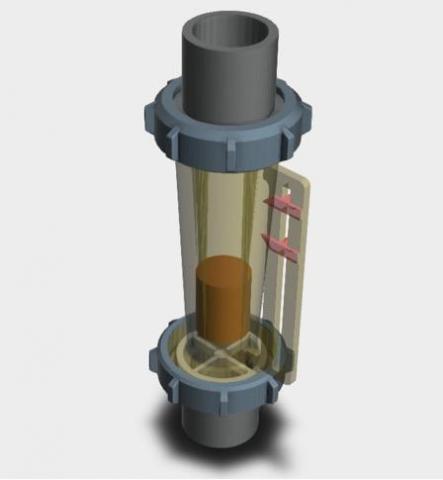 Apple - Inventor3D流量計建模