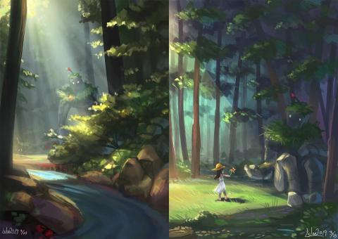 Zong - {森林}
2D插畫 (使用軟體photoshop