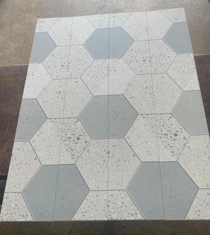 旭展木業有限公司 - SPC六角磚地板