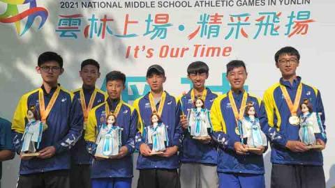 木森網球學院 - 全中運國男組網球項目團體賽金牌