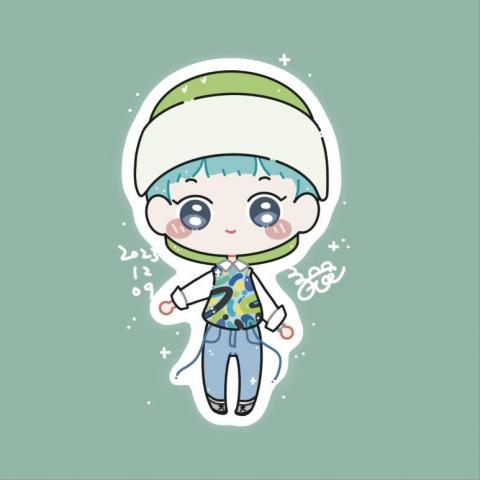 萌系柔依_ZOE - #頭貼手繪 #Q版人像 #萌系柔依風
