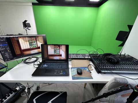 網達智能科技股份有限公司 - 綠幕合成與監控畫面