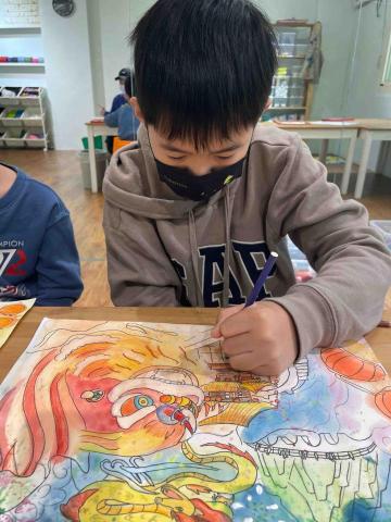 沐沐 -  水彩插畫教學實照