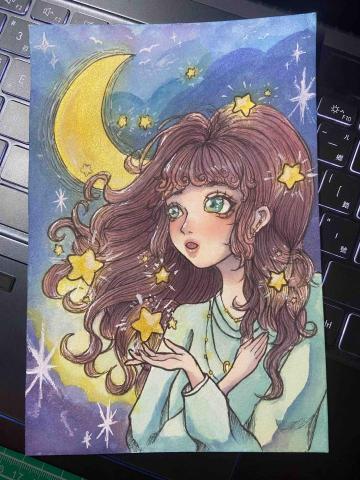 鄧不利的多 - 水彩插畫