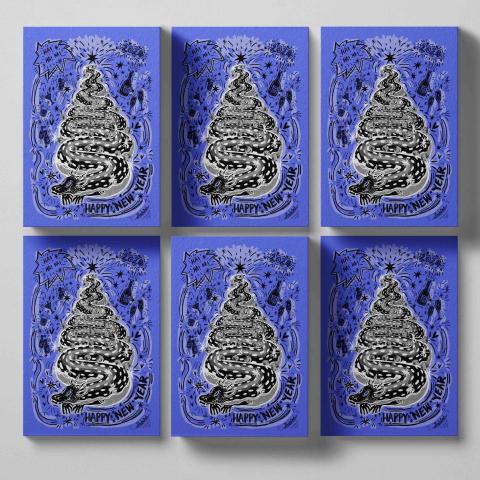 Zi Studio Zi製圖工作室 - Zi龍年賀年卡 Zi Studio Zi製圖工作室 - Zi龍年賀年卡