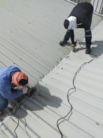 個人工作室 - 防火巷 集水槽 安裝