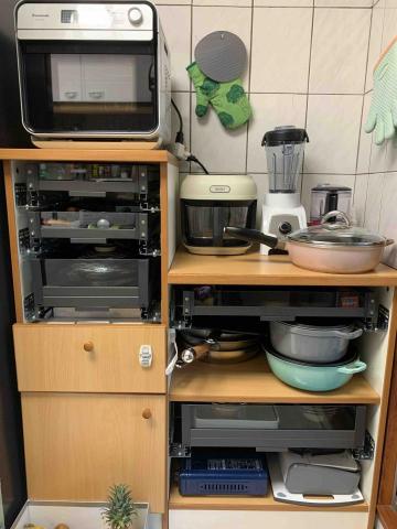 日常手作｜家具組裝 - 淘寶伸縮式抽屜安裝