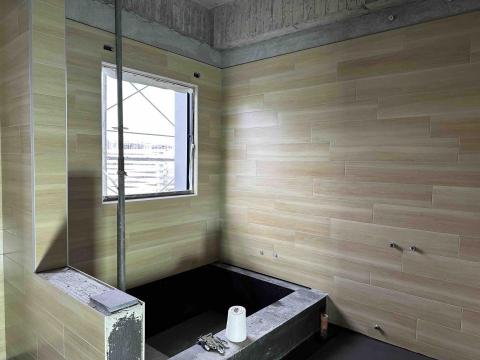 李幼仔 - 廁所木紋磚 填縫