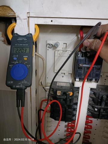 唯舜居家水電 - 抓到問題後電力恢復正常