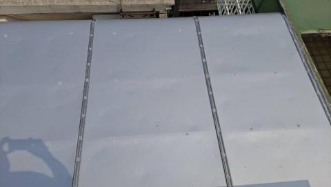 簡宗威 于杰鐵類工程 - 公園街舊pc板換成塑鋁板 簡宗威 于杰鐵類工程 - 公園街舊pc板換成塑鋁板