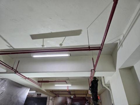 峰維防水工程行 - 地下室頂板漏水高壓灌注打針止漏
油漆批土復原完成