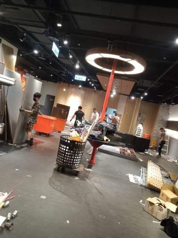 天樂 - 五華家樂福餐廳櫃位拆除前置作業整理