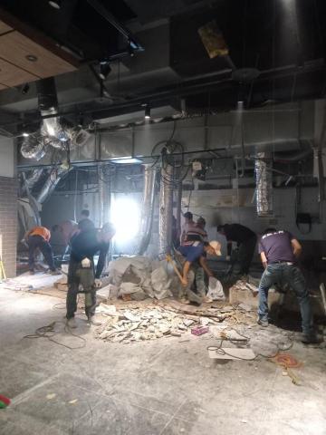 天樂 - 五華家樂福餐廳木作拆除及地坪打除還原