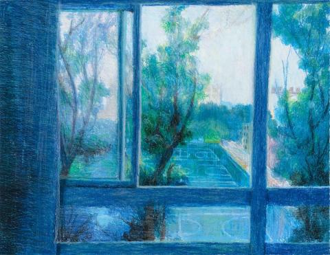 三足療癒藝術空間（各媒材手繪/電繪/教學） - 油蠟筆風景