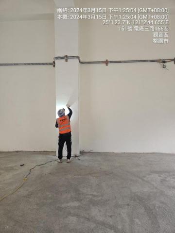 寬畇工程行 - 大潭發電廠油漆撿補-消防間