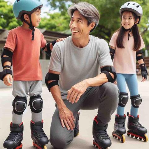 董教練直排輪 - 教練認真的教學指導