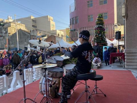 InuDrum伊努鼓室 爵士鼓工作室 - 學生於溪湖藝文館活動表演