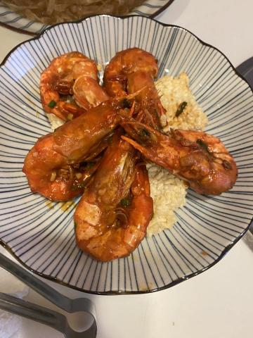 輝政 - 酒釀乾燒海大蝦