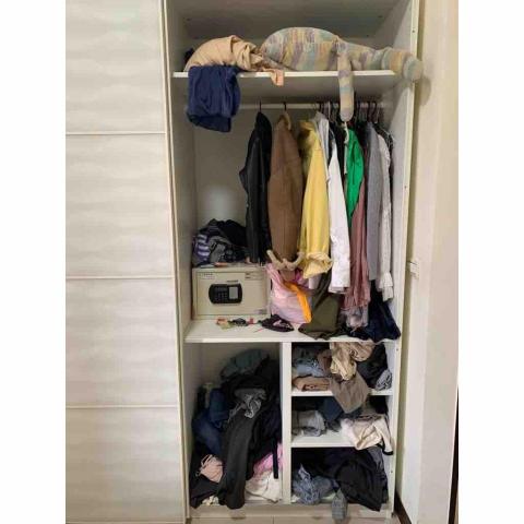 莫整理起來！整理師小莫 -  衣櫃 before